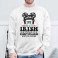 Everyone Is A Little Irish On St Patrick Day Except Italians Sweatshirt Gifts for Old Men
