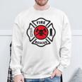 Fire & Rescue Maltese Cross Firefighter Sweatshirt Gifts for Old Men
