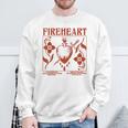 Fireheart To Whatever End Fire Breathing Sweatshirt Gifts for Old Men