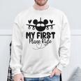 My First Plane Ride My 1St Flight Airplane Lovers Sweatshirt Gifts for Old Men