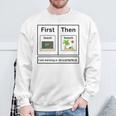 First Teach Then Beach I Am Earning A Summer Break Teacher Sweatshirt Gifts for Old Men
