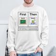First Teach Then Beach Holiday I Am Earinng A Summer Break Sweatshirt Gifts for Old Men