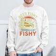 Fishing Beer Fishy Bass Fish Fisherman Dad Hooker Sweatshirt Gifts for Old Men