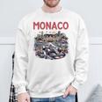Formula Monaco City Monte Carlo Circuit Racetrack Travel Sweatshirt Gifts for Old Men