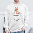 Fox In The Pocket Cute Baby Pocket Fox Sweatshirt Gifts for Old Men