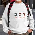 On Fridays We Wear Red Remember Everyone Deployed Navy Sweatshirt Gifts for Old Men