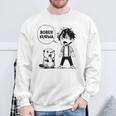 Bóbr Bober Kurwa Internet Meme Anime Manga Beaver Sweatshirt Geschenke für alte Männer