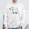 Dog Motif For Schnauzer Or Terrier Lovers Sweatshirt Geschenke für alte Männer