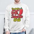 Jalapeno Pun Hot Pepper Gag Spicy Cinco De Mayo Sweatshirt Gifts for Old Men