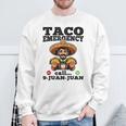 Taco Emergency Call 9 Juan Juan For Cinco De Mayo Sweatshirt Gifts for Old Men