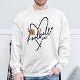 Fußball Papa Für Ihn Männer Familie Matching Spieleratertag Raglan Sweatshirt Geschenke für alte Männer