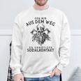 Geh Mir Aus Dem Weg Sweatshirt für Herren, Witziges Textdesign Geschenke für alte Männer