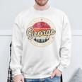 George The Man The Myth The Legend Personalized Name Sweatshirt Gifts for Old Men