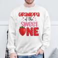 Grandpa Of The Sweet One Strawberry Birthday Family Party Sweatshirt Gifts for Old Men