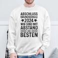 Grundschule Abschluss 2024 Mit Abstand Die Besten Kinder Sweatshirt Geschenke für alte Männer