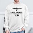 Hang Gliding Mode On Glider Hang Gliding Sweatshirt Gifts for Old Men