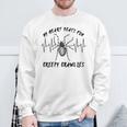 My Heart Beats For Big Creepy Crawlies Big Spider Sweatshirt Gifts for Old Men