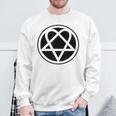 Heartagram Pentagram Sweatshirt Geschenke für alte Männer