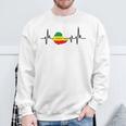 Heartbeat Ethiopian Flag Ethiopia Sweatshirt Gifts for Old Men