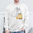 Herren Bester Mops Papa Ever Mops Kleidung Für Männer Mops Papa Raglan Sweatshirt Geschenke für alte Männer