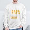 Herren Papaater Tochter Sohn Spruch Lustig Witzig Fun Geschenk Raglan Sweatshirt Geschenke für alte Männer