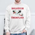 Holstein Fußball Kicken Fan Kiel Stadion Blau Weiss Sweatshirt Geschenke für alte Männer