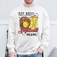 Hot Mess Always Stressed Softball Mom Sweatshirt Gifts for Old Men