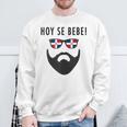 Hoy Se Bebe Dominican Republic Flag Beard Sweatshirt Gifts for Old Men