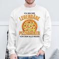 Ich Bin Der Legendary Pizza Baker Der Weltbeste Pizzabäcker Sweatshirt Geschenke für alte Männer