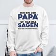 Ich Bin Der Papa Gray Sweatshirt Geschenke für alte Männer