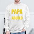 Ich Habe Zwei Titel Papa Und Abuelo Opa Spanien Raglan Sweatshirt Geschenke für alte Männer