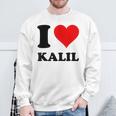 Ich Liebe Kalil Sweatshirt Geschenke für alte Männer