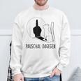 Ich Muss Gar Nix Cat Pauschal Daggen Sweatshirt Geschenke für alte Männer