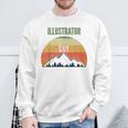 Illustrator For Men Illustrator Guy Sweatshirt Gifts for Old Men