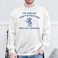 I'm Afraid You've Ratted Your Last Tatouille Mouse Cowboy Sweatshirt Gifts for Old Men