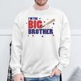 I'm The Big Brother Baseball Sweatshirt Gifts for Old Men