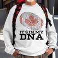 It's In My Dna Canadian Canada Flag Hockey Fan Sweatshirt Gifts for Old Men