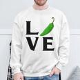 Jalapeno Love Jalapeno For Jalapeno Lover Sweatshirt Gifts for Old Men