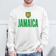 Jamaica Jamaican Flag Love Souvenir Sweatshirt Gifts for Old Men