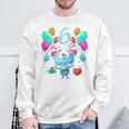 Kinder Geburtstags 6 Jahre Monster Geburtstag Sweatshirt Geschenke für alte Männer