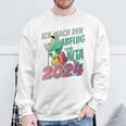 Kinder Ich Mach Den Abflug 2024 Schulkind Einschulung Schule Sweatshirt Geschenke für alte Männer