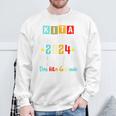 Kinder Kita Geschafft 2024 Kita Abschluss 2024 Kita Abgänger 2024 Sweatshirt Geschenke für alte Männer