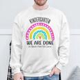 Kindergarten Abschluss 1 Klasse Hier Kommen Wir Regenbogen Sweatshirt Geschenke für alte Männer