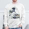 La Gran Ola De Arte Japonés De Kanagawa Hokusai Camisa de entrenamiento Regalos para ancianos