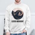 Lecker Bierchen X Pedro Waschbär Meme Cute Racoon Sweatshirt Geschenke für alte Männer