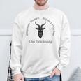 Live Deliciously Pagan Occult Witch Dark Text Sweatshirt Gifts for Old Men