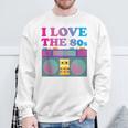 I Love The Eighties This Is My 80S Costume Vintage Retro Sweatshirt Gifts for Old Men