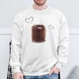 Lustiges Pudding-Liebhaber Sweatshirt, Herziges Motiv für Fans Geschenke für alte Männer