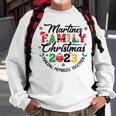 Martinez Family Name Christmas Matching Surname Xmas Sweatshirt Gifts for Old Men