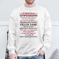 An Meinen Tollen Schwiegersohn Ich Habe Dir Nicht Das Light Sweatshirt Geschenke für alte Männer